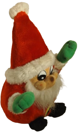 1980 YENİ YIL NOEL BABA PİLLİ ELİNİ SIKINCA SARKI SOYLUYOR