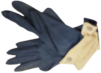 1940  VINTAGE BAYAN LACİVERT (NAVY BLUE)  İNCE ZARİF KUMAŞ AKŞAM FORMAL ELDİVEN