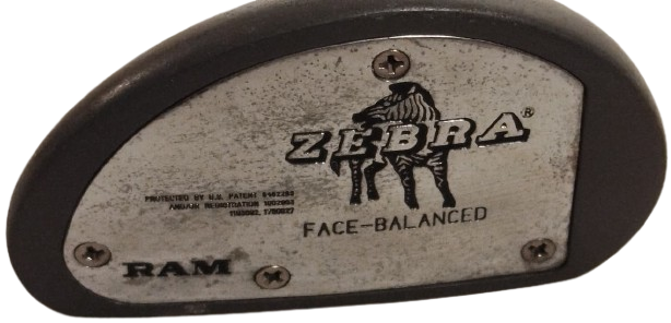 KLASİK RAM ZEBRA FACE-BALANCED PUTTER (KOLEKSİYONLUK ZEBRA TEMALI GOLF VURUŞ SOPASI, UZUN TUTUŞLU GRIP)