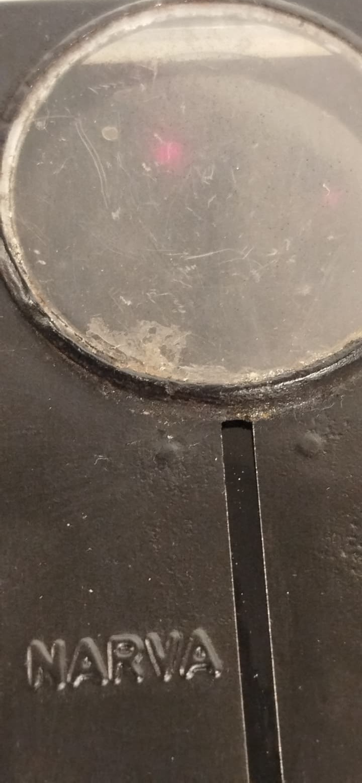 NARVA DOGU ALMAN EL FENERİ  TREN İSARET SEFFAF KIRMIZI MAVİ YESİL SURGULU CAMLI