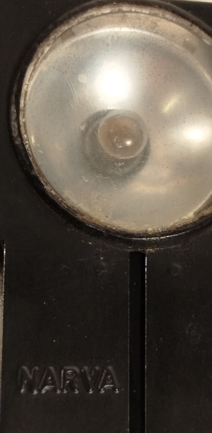 NARVA DOGU ALMAN EL FENERİ  TREN İSARET SEFFAF KIRMIZI MAVİ YESİL SURGULU CAMLI