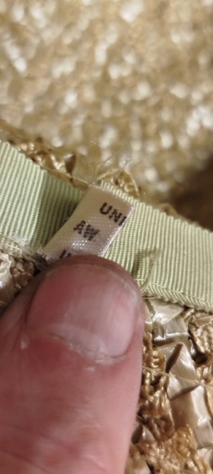 1950 USA AMERİKAN HASIR ORGU YAZLIK BAYAN SAPKA