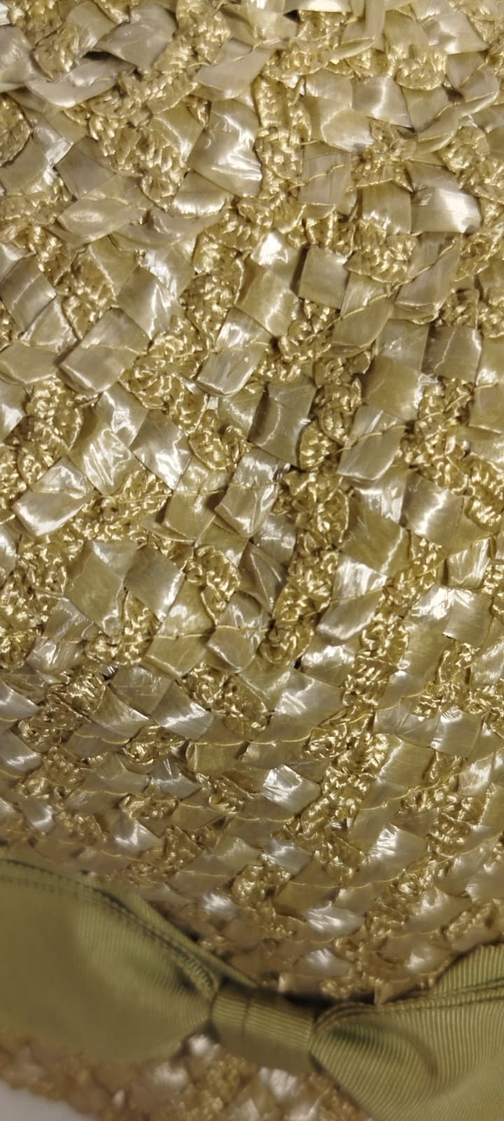 1950 USA AMERİKAN HASIR ORGU YAZLIK BAYAN SAPKA