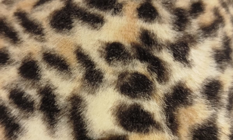 1950 LER DÖNEMİNE AİT VINTAGE LEOPAR DESENLİ KÜRK  BAYAN BERET (BERE ŞAPKA) BAYAN SAPKA