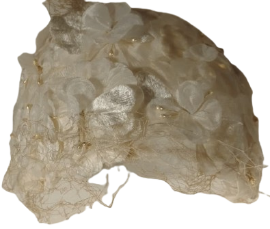 1940 SAPKA KÜÇÜK BİR YUVARLAK ŞAPKA (COCKTAIL HAT/HALO HAT) OLARAK ADLANDIRILMAKTA BAYAN SAPKA