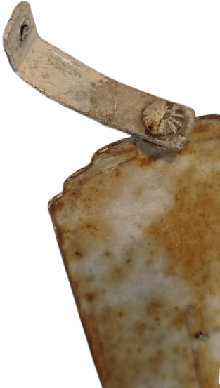 USA METAL FERST SAVİNGS AND LGAM METAL AYAKLI TERMOMETRE EV İCİ SICAKLIK SOGUKLUK OLCER DERECE CAM CUBUK İCERSİNDE KIRMIZI CIVA 