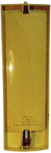 1960 USA  HONEYWELL TERMOMETRE EV İCİ SICAKLIK SOGUKLUK OLCER DERECE CAM CUBUK İCERSİNDE KIRMIZI CIVA