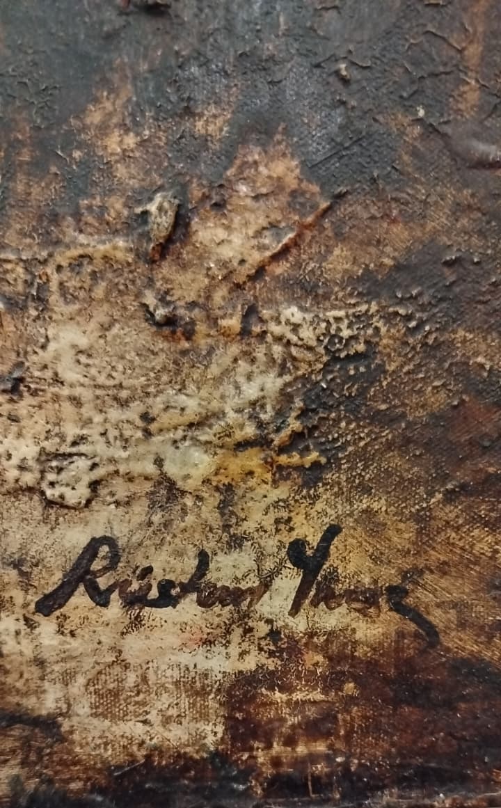 BİR GOZUN İCİNDE KOSAN İKİ ADET YILKI ATI SANATCI RUSTEM YAVUZ İMZALI