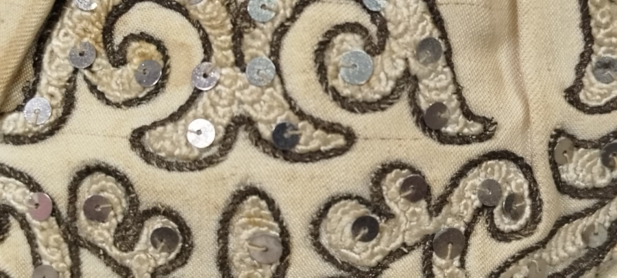  OSMANLI TEL KIRMA EL İSLEMLİ BAYAN GECE CANTASI