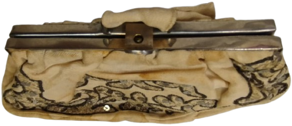  OSMANLI TEL KIRMA EL İSLEMLİ BAYAN GECE CANTASI