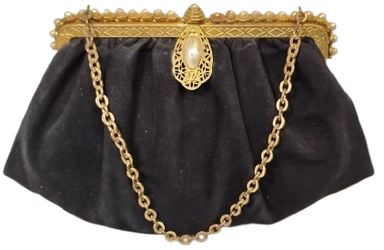 1920 LER OSMANLI DÖNEMİNE AİT VINTAGE AVRUPA İNGİLİZ ÜRETİMİ AKŞAM GECE ÇANTASI (EVENING CLUTCH/PURSE)
