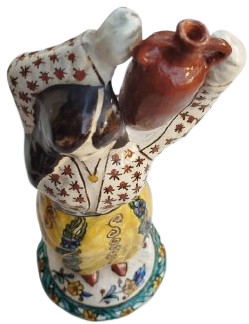 1950 ANADOLUDA OMUZUNDA SU TASIYAN YORESEL KIYAFETLİ KOYLU KADINI ERMENİ USTA  HACI MİNYAS İSİ