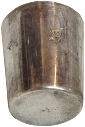 1950 LER DÖNEM CHRISTOFLE FRANSA MARKALI GÜMÜŞ KAPLAMA METAL ARGENTÉ SILVER PLATED BEBEK MAMA BARDAĞI 