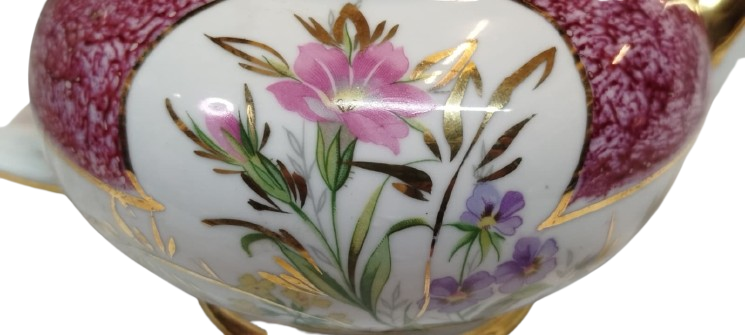 1935 ALTENBURG SAXONY 16 PORSELEN GERMANY CAYDANLIK EL BOYAMA SCHILDE PORZELLANFABRIK ROSCHÜTZ ÜRETİMİ