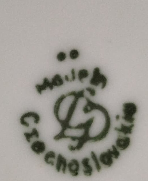 ANTİKA CZECHOSLOVAKIA ÜRETİMİ, MEYVE TEMALI, MİNELİ VE YALDIZLI PORSELEN DUVAR TABAK