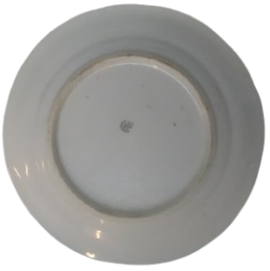 ANTİKA CZECHOSLOVAKIA ÜRETİMİ, MEYVE TEMALI, MİNELİ VE YALDIZLI PORSELEN DUVAR TABAK