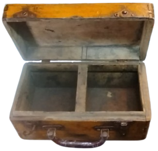 MASİF AHSAP KIRLANGIC GECME METAL  CİFT KİLİT TUTMA KULP KAPAKLI İCİ CİFT BOLME SAKLAMA KUTU