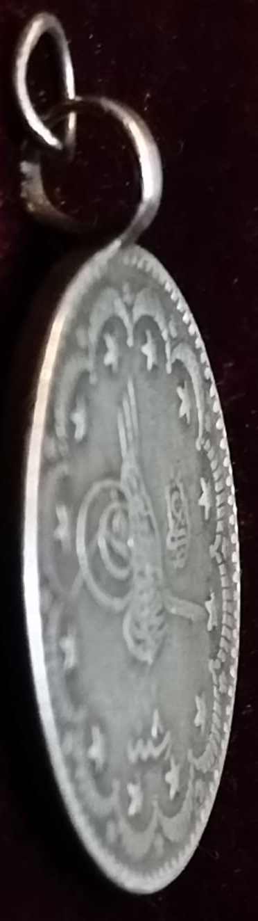 OSMANLI GÜMÜŞ 5 KURUŞ SULTAN 5. MEHMED REŞAD DÖNEMİ (1327/9 KOSTANTİNİYE BASIMI, SON DERECE NADİR)