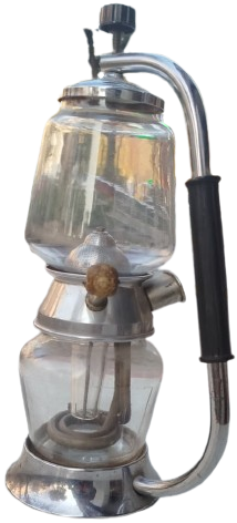 1920 NOSTALJİK MACARİSTAN ÜRETİMİ ELEKTRİKLİ FİLİTRE SİFON KAHVE MAKİNESİ CİFT CAM HAZNE