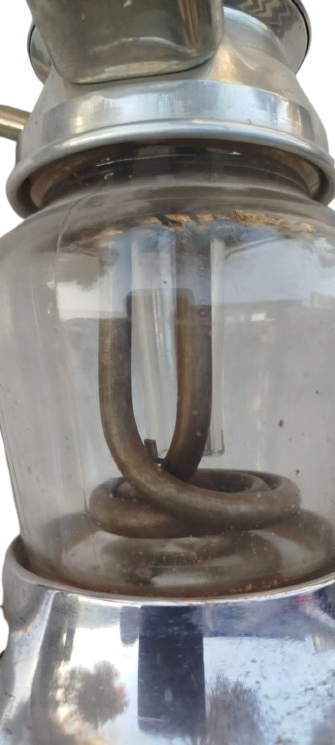 1920 NOSTALJİK MACARİSTAN ÜRETİMİ ELEKTRİKLİ FİLİTRE SİFON KAHVE MAKİNESİ CİFT CAM HAZNE