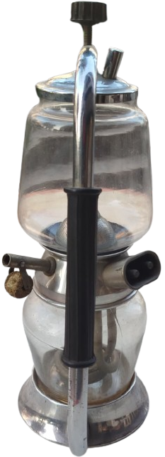 1920 NOSTALJİK MACARİSTAN ÜRETİMİ ELEKTRİKLİ FİLİTRE SİFON KAHVE MAKİNESİ CİFT CAM HAZNE