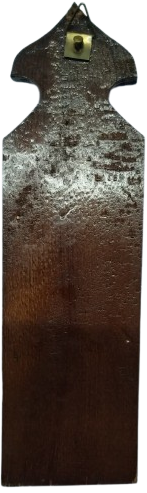 1950 EL OYMASI AHŞAP BİR KİBRİT MUHAFAZA KUTUSUDUR (KİBRİTLİK)  CEVİZ 