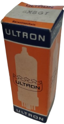 ULTRON 6X5 GT VACUUM TUBE LAMBA KULLANILMAMIŞ KUTUSUNDA (FULL-WAVE RECTIFIER) GERMANY