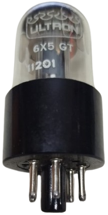 ULTRON 6X5 GT VACUUM TUBE LAMBA KULLANILMAMIŞ KUTUSUNDA (FULL-WAVE RECTIFIER) GERMANY