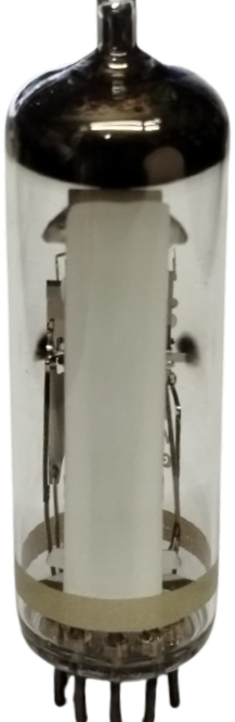 1960 MULLARD EM84 GOZ LAMBASI TUNING (AYAR) TÜPÜDÜR TÜP ÇALIŞTIĞINDA ÖN YÜZEYİNDE YEŞİL BİR IŞIK YANAR.