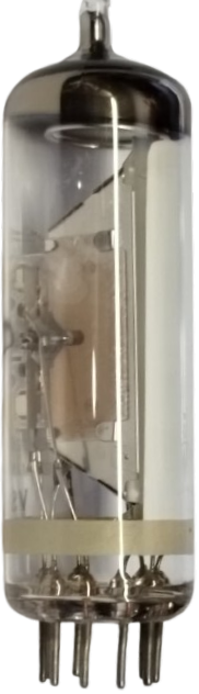 1960 MULLARD EM84 GOZ LAMBASI TUNING (AYAR) TÜPÜDÜR TÜP ÇALIŞTIĞINDA ÖN YÜZEYİNDE YEŞİL BİR IŞIK YANAR.