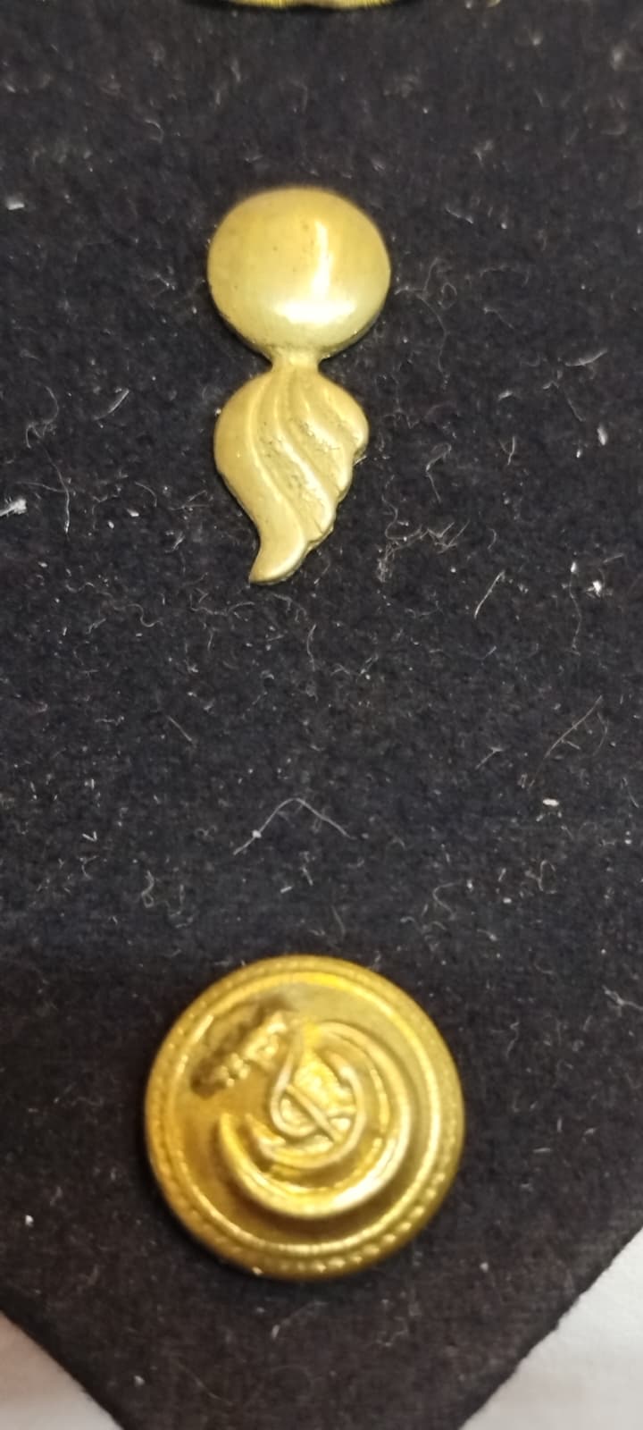 1960 TC TÜRK ASKERİ DENİZ KUVVETLERİNDE KULLANILAN BİR ÇİFT ANTİKA OMUZ APOLETİDİR