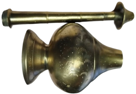 GÜLABDAN (GÜL SUYU SERPİCİ) İÇERİSİNE GÜL SUYU KONULAN OZEL GUNLERDE PİRİNC UZERİ KALEM İSLEMELİ