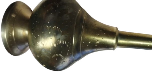 GÜLABDAN (GÜL SUYU SERPİCİ) İÇERİSİNE GÜL SUYU KONULAN OZEL GUNLERDE PİRİNC UZERİ KALEM İSLEMELİ