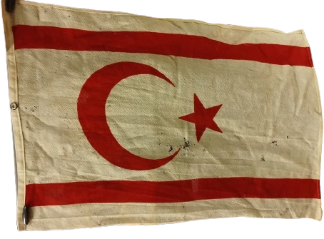 KUZEY KIBRIS TÜRK CUMHURİYETİ (KKTC) BAYRAĞI KIBRIS YUN BAYRAK ORJİNAL BEYAZ KIRMIZI