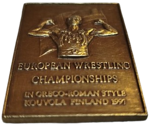 EUROPEAN WRESTLİNG CHAMPIONSHIPS IN GRECO ROMAN STYL KOUVOLA FİNLAND 1997   BRONZ MADALYA GURES