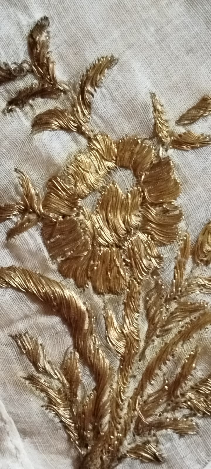 1900 OSMANLI ALTIN TEL KIRMA CEVRE DORT KENER EL İSLEME KARE FORMDA OZEL GUNLER İCİN