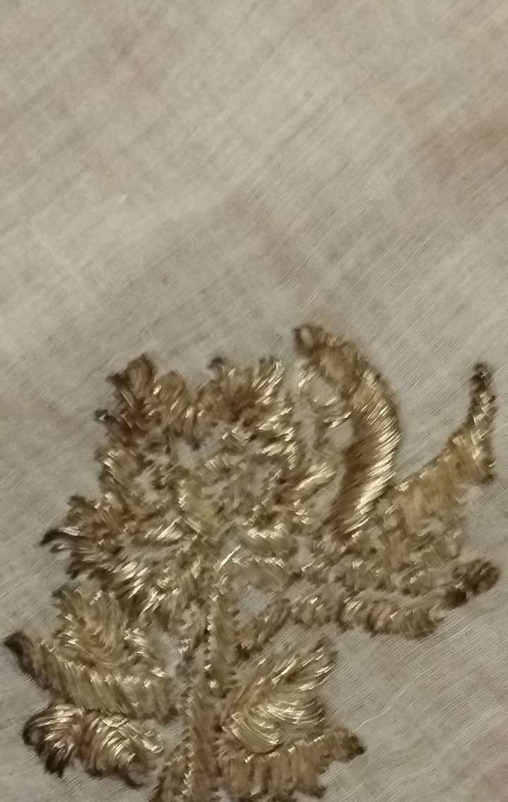 1900 OSMANLI ALTIN TEL KIRMA CEVRE DORT KENER EL İSLEME KARE FORMDA OZEL GUNLER İCİN