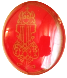 MEVLEVİ TEKKE  MUSENNA YA HAZRETI MEVLANA HAT SANATI EL ISLEMELI KIRMIZI ZEMİN UZERİ ALTIN İS BOMBELİ AKRİLİK DEKORATIF DUVAR OBJE