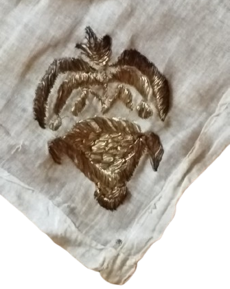 1900 OSMANLI ALTIN TEL KIRMA CEVRE DORT KENER EL İSLEME KARE FORMDA OZEL GUNLER İCİN