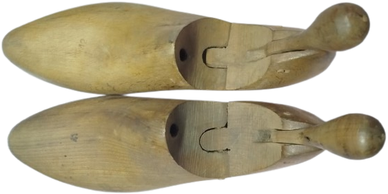 1950 AHSAP AYAKKABI KALIP ANTİKA DEĞERİNDE AHŞAP EL İŞÇİLİĞİ EKLEMLİ HAREKETLI SIKISTIRMALI AYAKKABI KALIBI