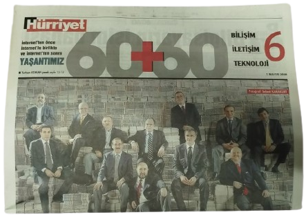 HÜRRİYET GAZETESİ 60. YIL ÖZEL KOLEKSİYON EKİ VE İLK SAYI 1 MAYIS 1948 1 MAYIS 2008 TARİHLİ NOSTALJİK GAZETE SETİ 7 ADET POETİNDE