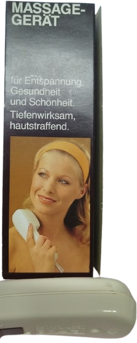 ABC MASSAGEGERAET 412 VİBRASYONLU MASAJ ALETİ - BATI ALMANYA ÜRETİMİ 4 BAŞLIKLI NOSTALJİK KİŞİSEL BAKIM SETİ