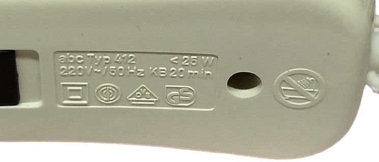 ABC MASSAGEGERAET 412 VİBRASYONLU MASAJ ALETİ - BATI ALMANYA ÜRETİMİ 4 BAŞLIKLI NOSTALJİK KİŞİSEL BAKIM SETİ