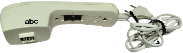 ABC MASSAGEGERAET 412 VİBRASYONLU MASAJ ALETİ - BATI ALMANYA ÜRETİMİ 4 BAŞLIKLI NOSTALJİK KİŞİSEL BAKIM SETİ