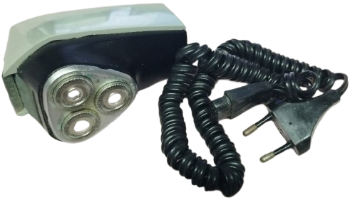 1960 VINTAGE PHILIPS PHILISHAVE DE LUXE 90 SUPER ÜÇ BAŞLIKLI ELEKTRİKLİ TIRAŞ MAKİNESİ VE ORİJİNAL KUTUSU