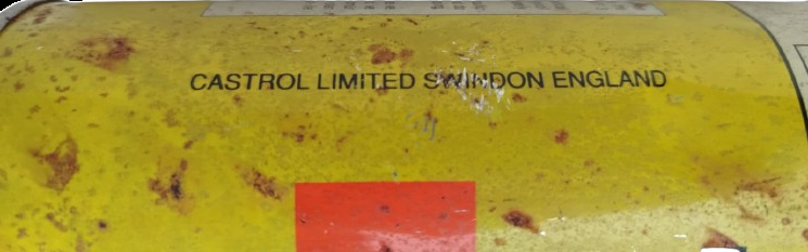 1993 CASTROL HEAVY DUTY FREN HİDROLİK YAĞI 93 ÜRETİMİ ANTİKA KOLEKSİYONLUK TENEKE KUTU 450 ML