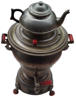 CE Zİ NE ELEKTİRİKLİ DEMLİKLİ SEMAVER  CEZİNE MARKA LÜKS ELEKTRİKLİ İSTANBUL YAPIMI NOSTALJİK SEMAVER VE DEMLİK TAKIMI