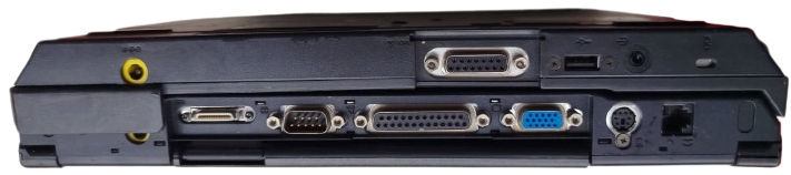 NOSTALJIK IBM THINKPAD 570 TYPE 2644 LAPTOP VE ULTRABASE DOCKING STATION 1999 ISKOCYA URETIMI KOLEKSIYONLUK OZEL SERI