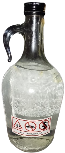 SEVILEN EVIN 1500 ML KULPLU SİSEDE SEK KIRMIZI SARAP TURK SARAAPCILIK KLASIGI BOS SİSE