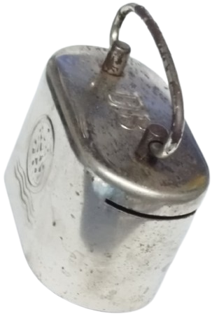 1938 DENİZCİLİK BANKASI METAL BANKA KUMBARASI CUMHURİYET BASLARI  DÖNEMİ ŞAKİR ZÜMRE YAPIMI  METAL KUMBARA